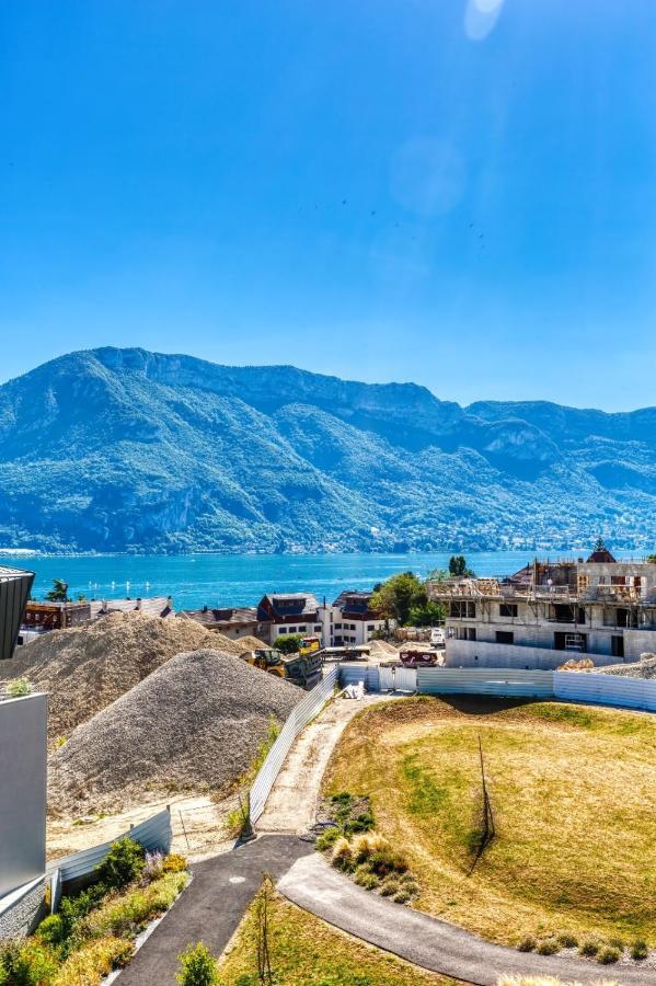 le panorama du lac Annecy Exterior foto